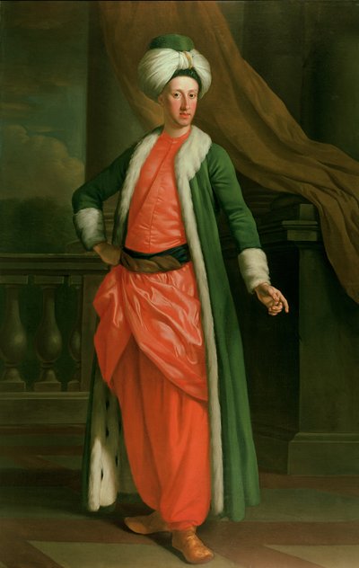 Il quarto conte di Sandwich da Jean Étienne Liotard